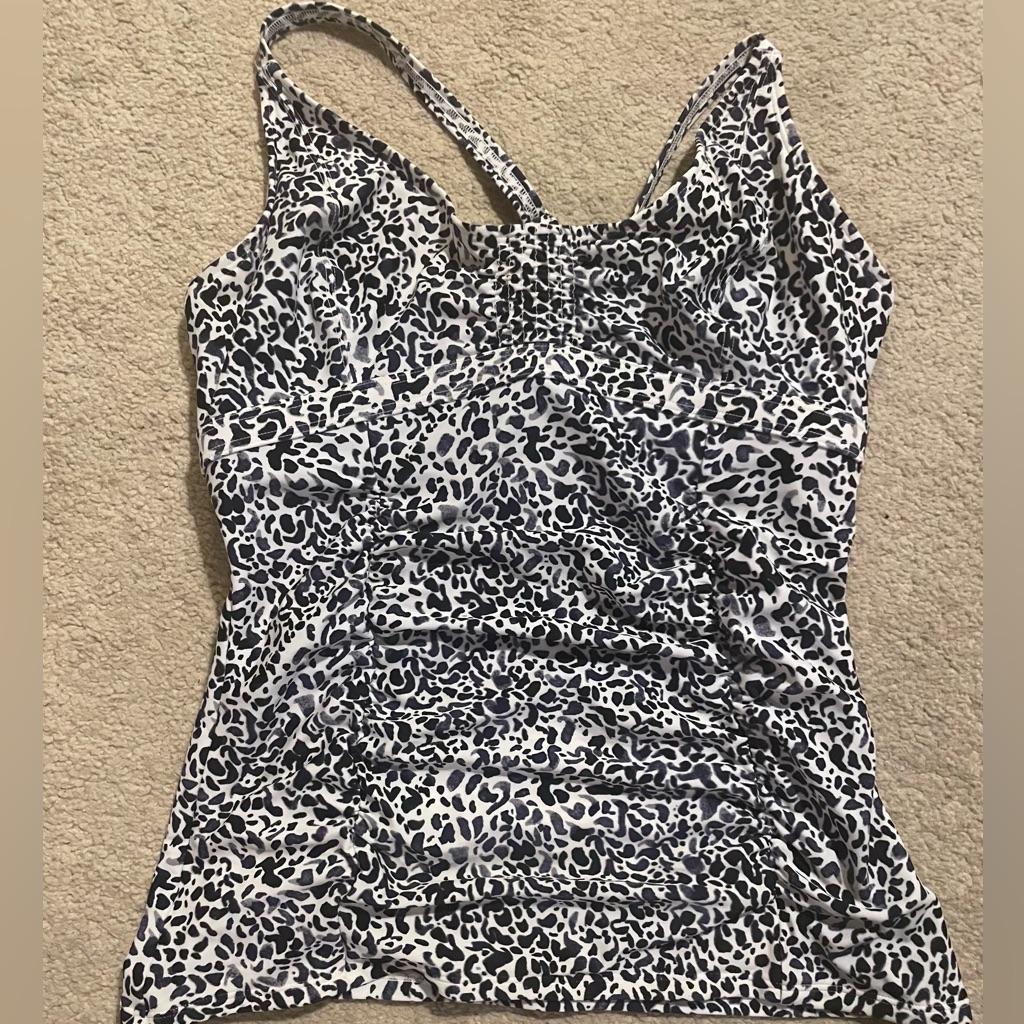 Pattern Tankini Top